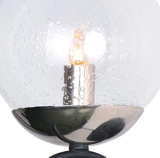 Maxim - 20462BGTXBPN/BUX - One Light Wall Sconce - Reverb - Textured Black, Polished Nickel