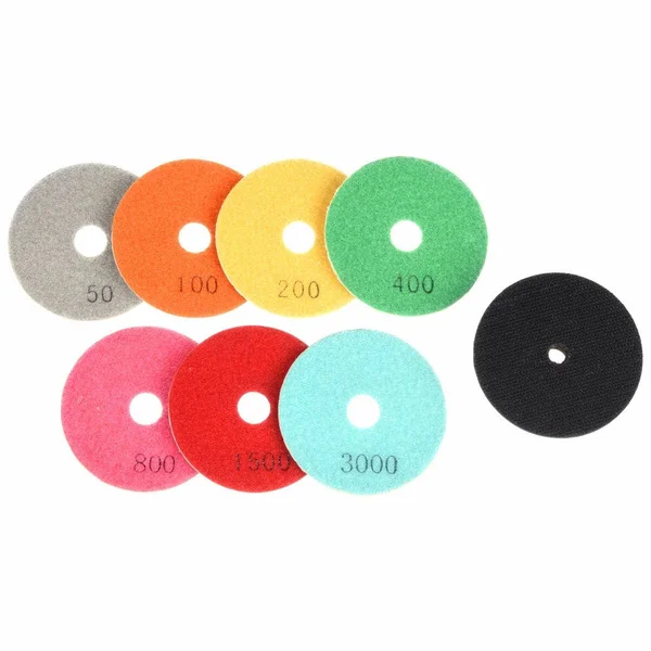 Hydro-Handle Z3SET Polishing Pad Set, Resin, 3 in.