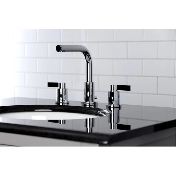 Kingston Brass FSC8958NDL 8 in. Widespread Bathroom Faucet - Brushed Nickel