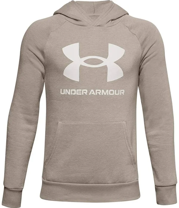 Under Armour Men's Rival Fleece Multilogo Hoodie - Gray - MD