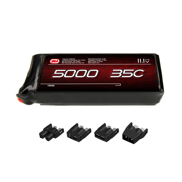 Venom 35C 3S 5000mAh 11.1V Lipo Battery with Pro 2 Charger Combo