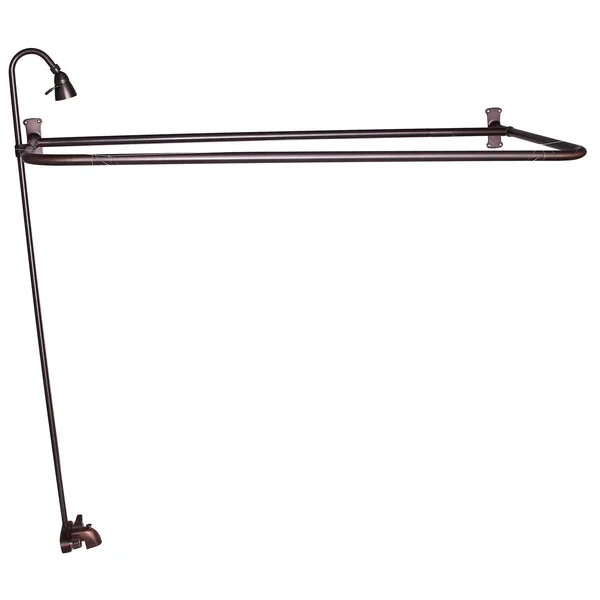 Barclay Two Handle Clawfoot Tub/Shower Faucet Oil Rubbed Bronze - 4193-48-ORB