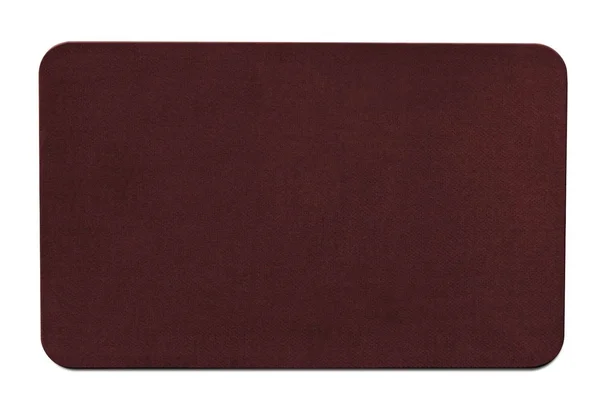 House - Home and More Skid-Resistant Carpet Indoor Area Rug Floor Mat - Burgundy Red - 4 Feet x 6 Feet