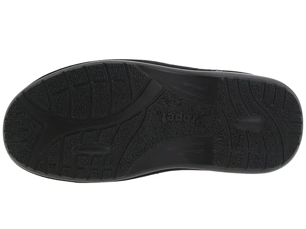 Propet Men's Village Walker, Black Grain