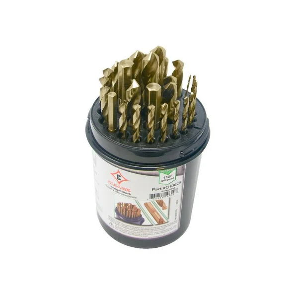 Cle-Line C10629 Jobber Drill Set, 29 pc, Cobalt