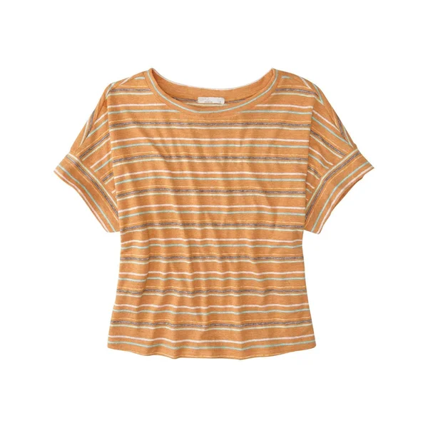 Prana - Women's Vosky Top, Butterscotch Stripe, Small