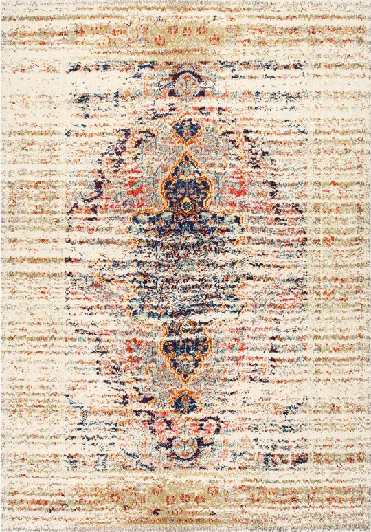 nuLOOM Distressed Persian Sarita Sand 9& x 12& Area Rug