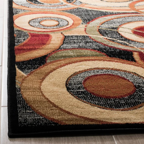 Safavieh Lyndhurst LNH225B 2&3x22 x 10&0x22 Runner Black, Multi Area Rug