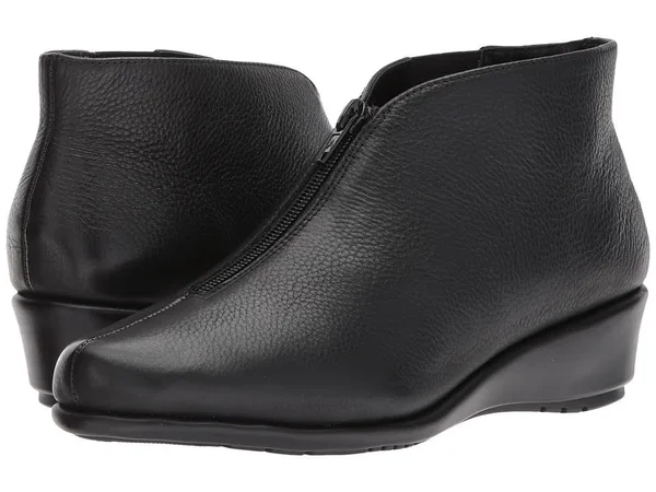 Aerosoles Women's Allowance Ankle Boot, Black LEATHER, 10