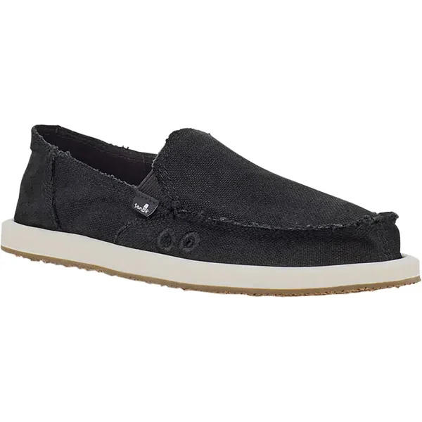 Sanuk Women's Shoes - Donna Hemp Jute - Ebony