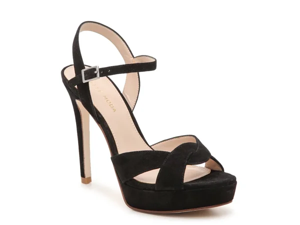 Women's Pelle Moda Danielle Platform Sandal - Black - Size 6.5
