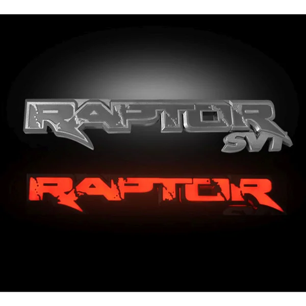 Recon SVT Raptor Tailgate Emblem - Illuminated 264284RD