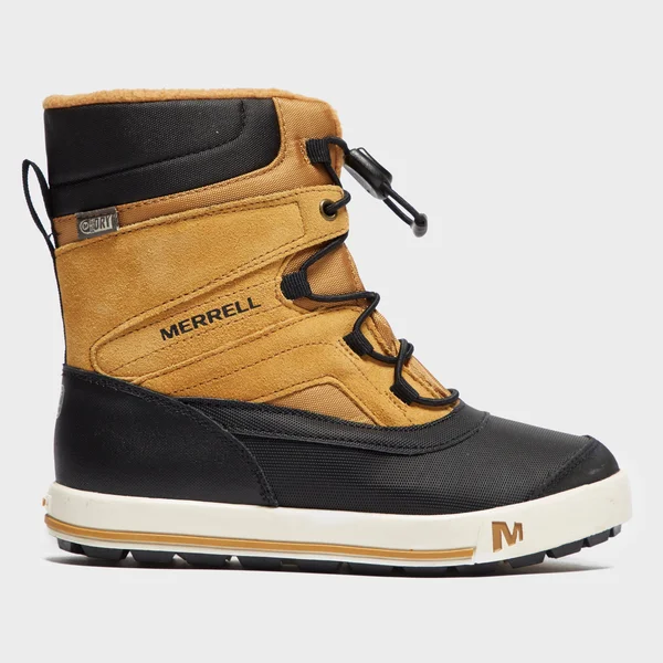 Merrell Snow Bank 2 WTPF Kids Boots - Wheat Black