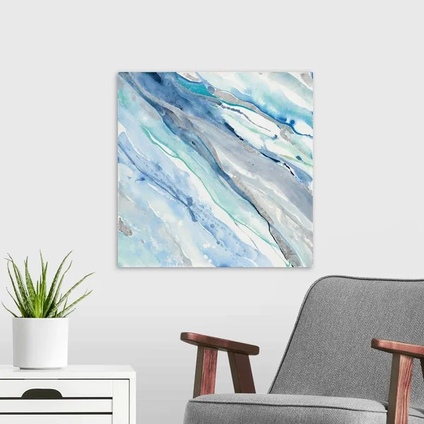Silver Spring II - Canvas Wall Art, 20x20, Great Big Canvas
