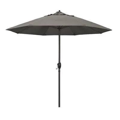 Sol 72 Outdoor Lorinda 9' Market Umbrella Fabric Color: Pacifica - Taupe, Frame Color: Bronze