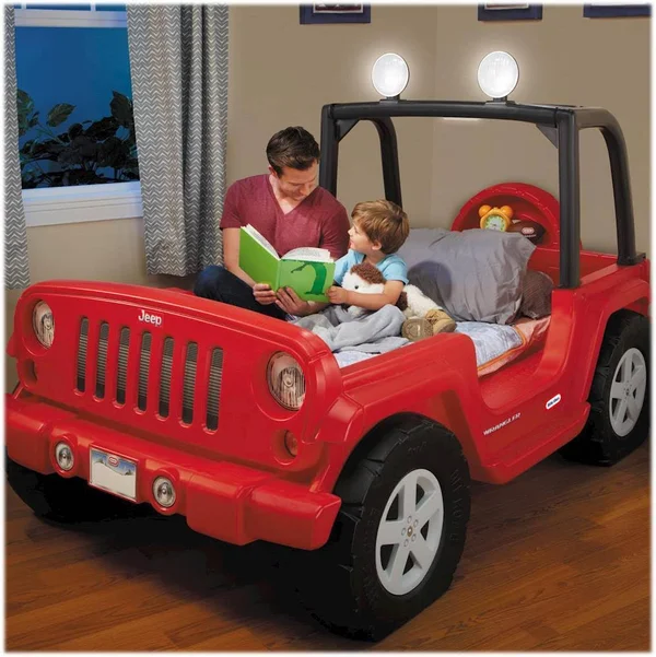 Little Tikes - Jeep Wrangler 53x22 Toddler/Twin Bed - Red
