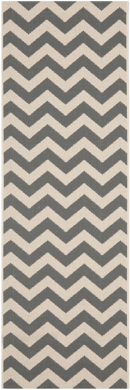 Safavieh Courtyard Rug - 5&-3x22 x 5&-3x22 Square - Grey - Beige