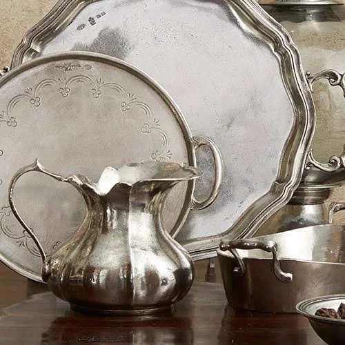 Arte Italica Vintage Tall Scalloped Pitcher