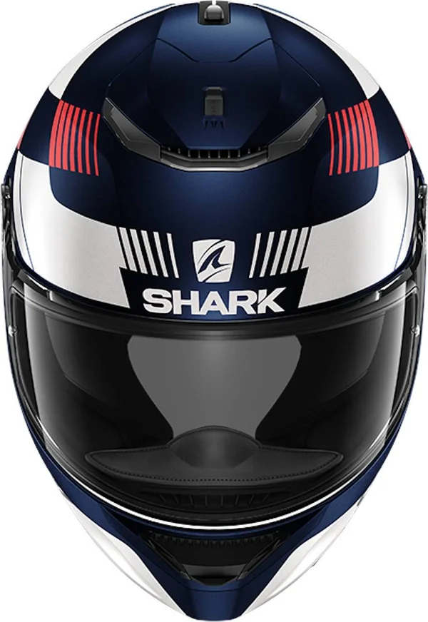 Shark Spartan 1.2 Strad Mat Helmet Blue White Red