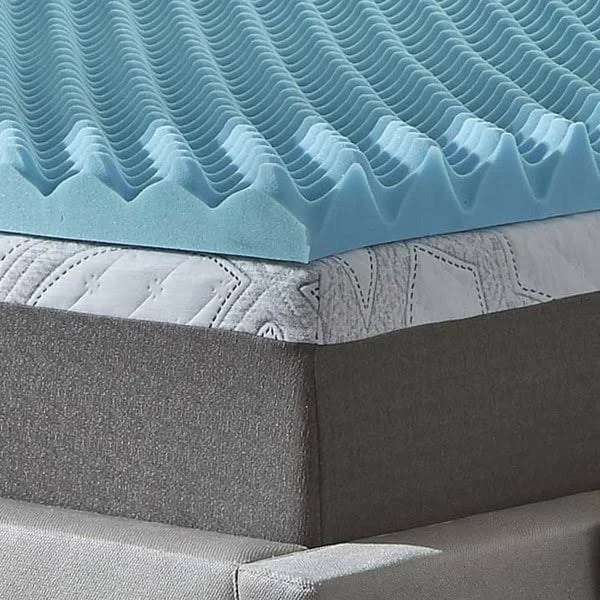 ComforPedic from Beautyrest NRGel 3-Inch Big Bump Gel Memory Foam Mattress Topper Twin