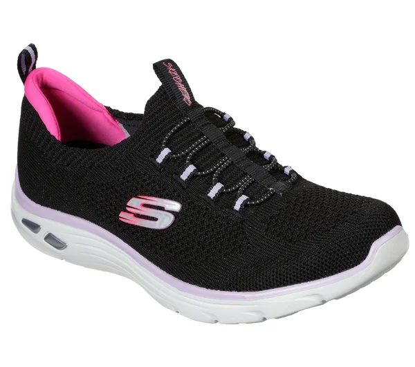 Women's Skechers Empire D&Lux Paradise Sky Sneaker - Size: 11, Black