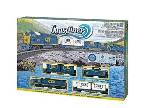 Bachmann Trains - Coastliner Ready to Run Electric Train Set - HO Scale 734