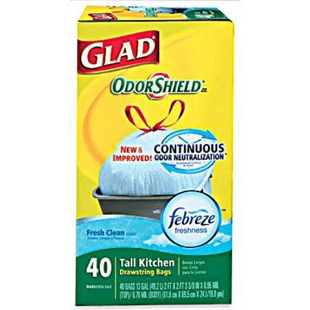 Clorox 78361 Bag Kitchen Tall Fresh 13gal