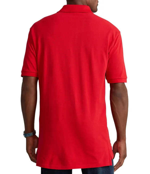 Polo Ralph Lauren Men's Big & Tall Mesh Polo Shirt - Seafoam
