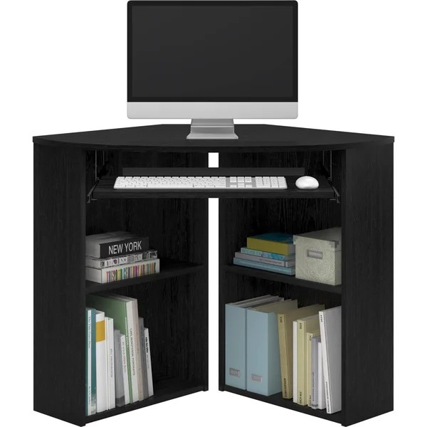 Caleb Corner Desk - Black Ash - Altra