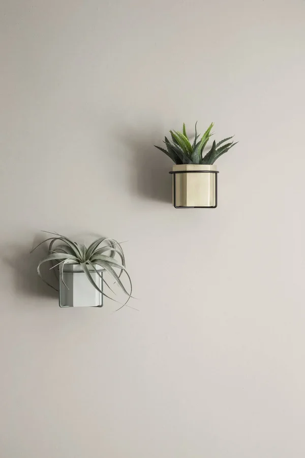 Ferm Living Brass Hexagon Pot