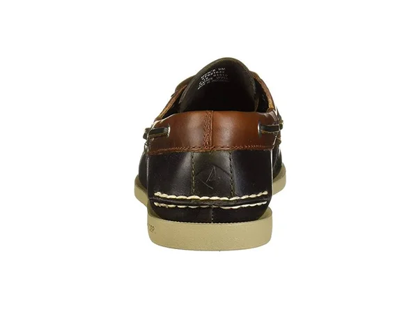 Sperry Top-Sider Men's Authentic Original 2-Eye Plush Varsity Boat Shoe - Size: 8.5, Brown/Tan Leather