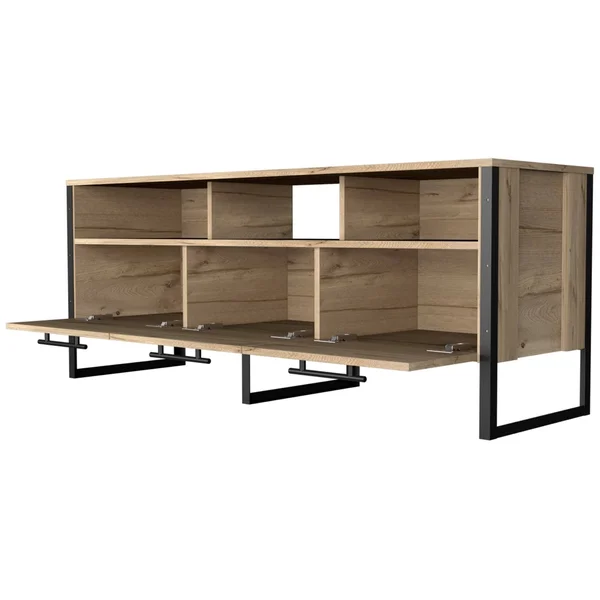 RST Brands Emery Brown TV Stand - SL-MCON-9-K