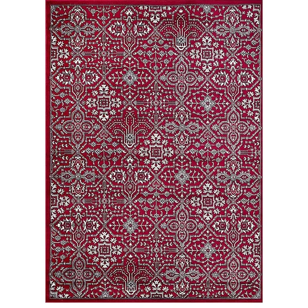Concord Global Jefferson Athens Area Rug - Red, 5x7 ft