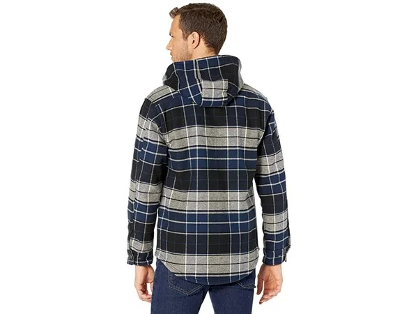 Wolverine Men's Bucksaw Bonded Shirt Jac Dark Slate Plaid - Size M