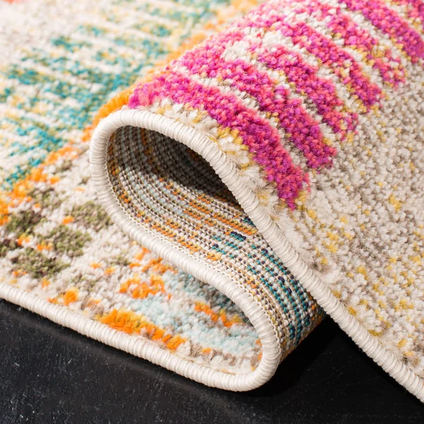 Safavieh Madison 400 Rug Collection MAD417C - Ivory, Multi - 8& x 10&
