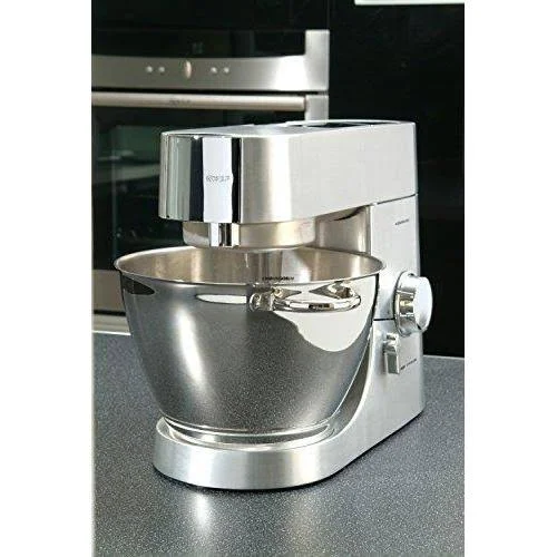 Kenwood KMC011 5 Quart Chef Titanium Kitchen Machine, Stainless Steel