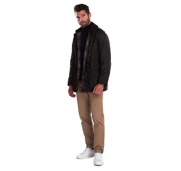 Barbour Bristol Waxed-Cotton Jacket - Navy