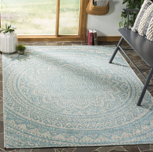 Safavieh Courtyard Collection CY8734-37112 Indoor/Outdoor Area Rug, 6& 7x22 x 9& 6