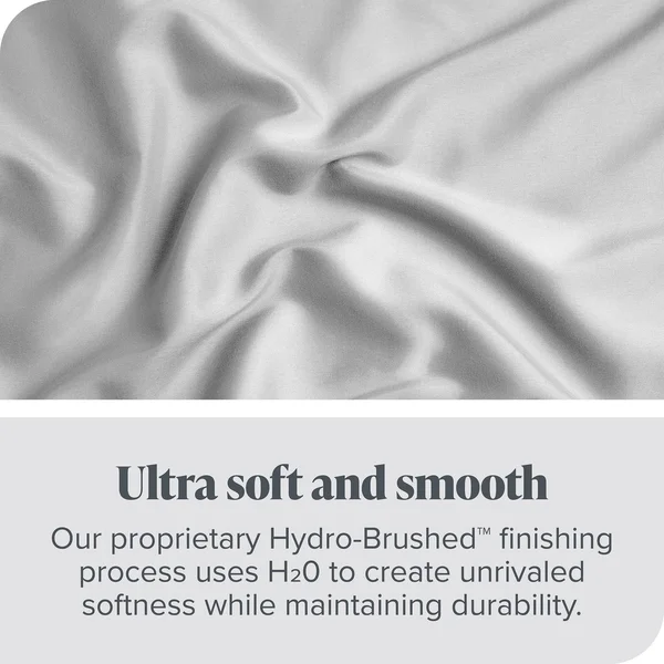 Bare Home Double Brushed Sheet Set - Split King - Aqua