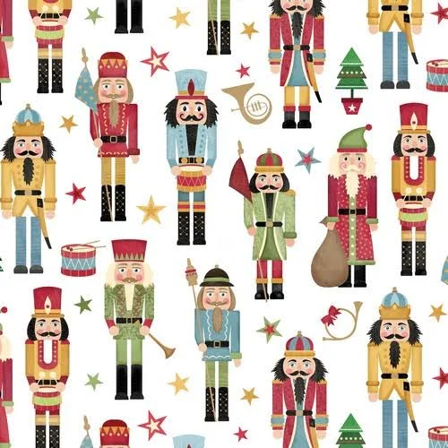 Jam Paper Industrial Size Bulk Wrapping Paper Rolls - Traditional Nutcracker - 1/4 Ream (416 Sq ft) - Sold Individually, Size: 2