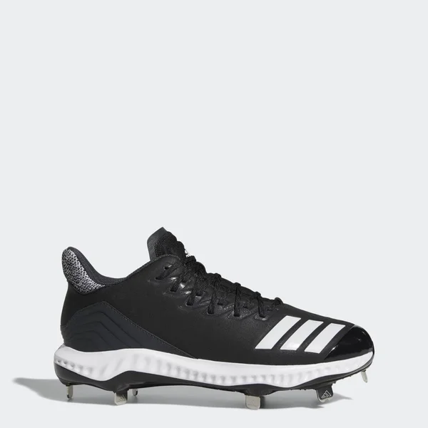 Adidas Icon 4 Bounce Black/White Men's Baseball Cleat 7