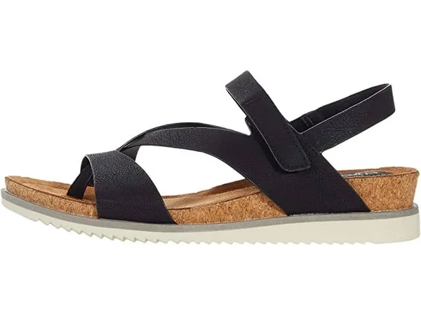Eurosoft Lexie Wedge Sandal, 8.5, Leather