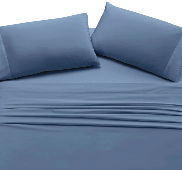 California Design den Cloud-Weight Silky Soft 500 Sateen, 100% Cotton Sheets Set, Cooling & Deep Pocket Fresh Navy Blue Sp