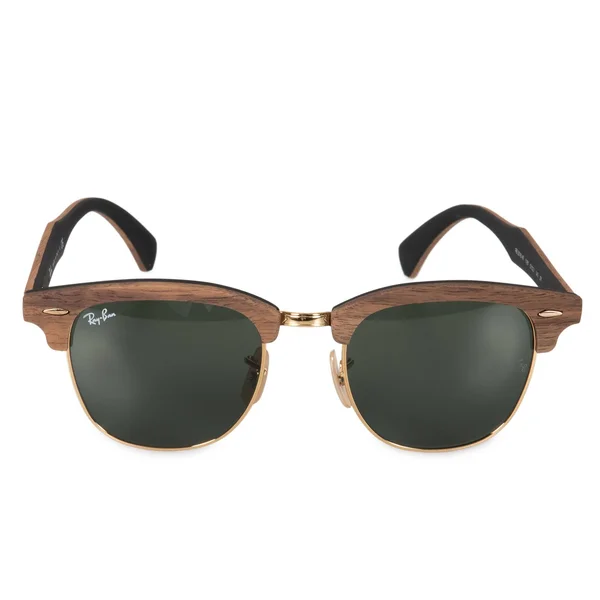 Ray-Ban Clubmaster Wood Sunglasses - RB3016M - Black/Green