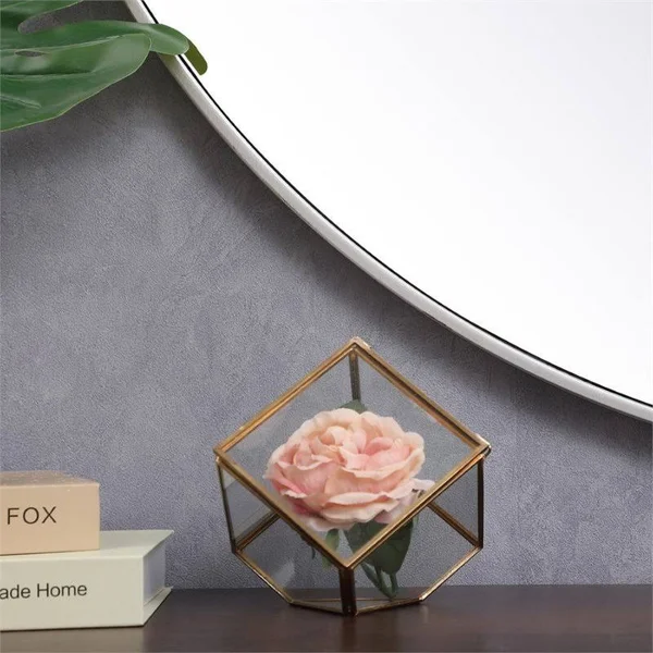 Elegant Decor MR4845S 45 in. Metal Frame Round Mirror Silver