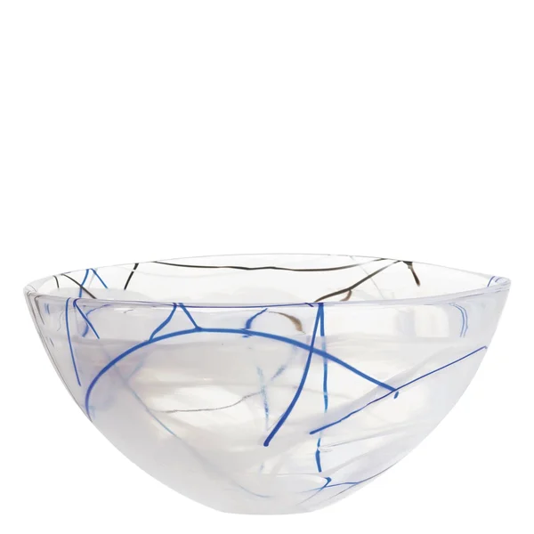 Kosta Boda Contrast Bowl Medium White