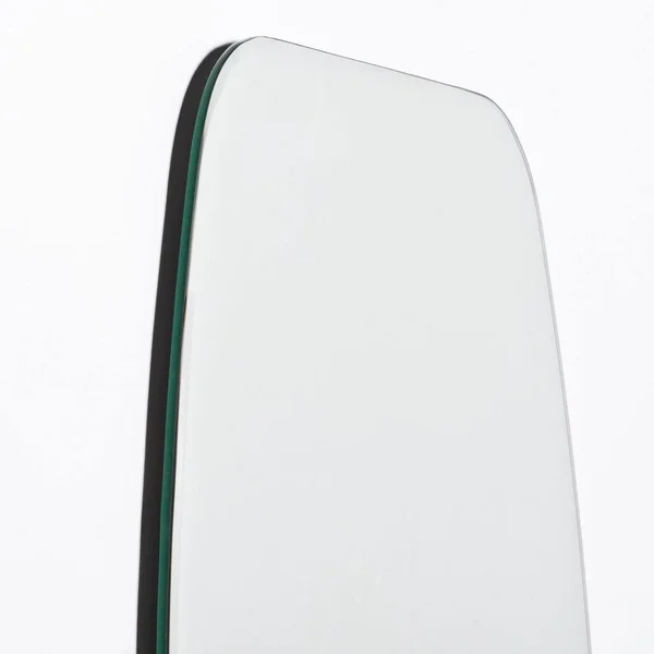 Decor Wonderland Sydney Mini 22 in. x 28 in. Oval Beveled Frameless Bathroom Vanity Mirror with Dual Mounting Brackets, Silver