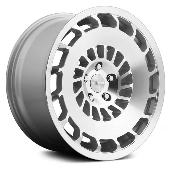 ROTIFORM Wheels CCV Silver Machined, 18x8.5, 5x112, 35