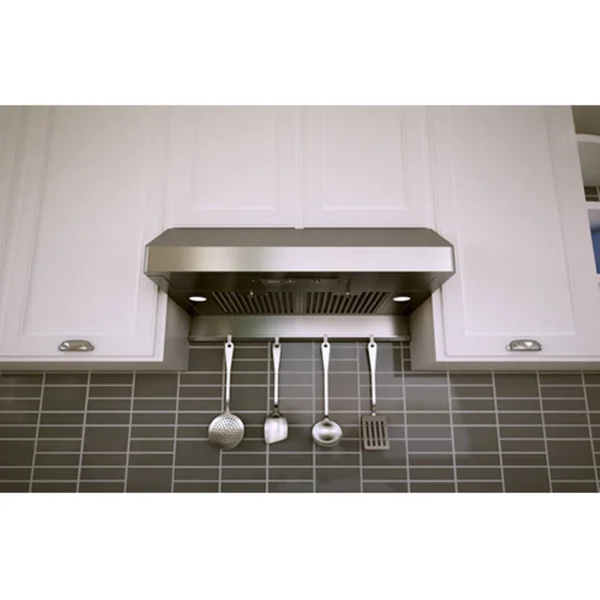 AK7136AS - Zephyr Power Gust 36x22 Under Cabinet Range Hood - 400 CFM