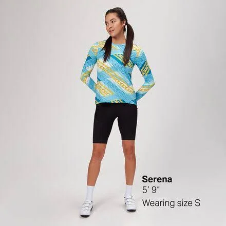 Terry Bicycles Soleil Flow Long-Sleeve Jersey - Women's Chains/Blue - L